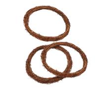JOINPAYA 3pcs Natural Vine Wreath Frames for DIY Wreaths and Garland Making, round Circle Rings Resistant to Breaking and Deforming, for Christmas and Wedding Decorations