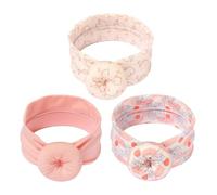 JOINPAYA 3pcs Newborn Donuts Hairbands Cotton Knotted Headbands Comfortable to Wear Won't Leave Marks Suitable for Daily Wear