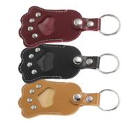 JOINPAYA 3pcs Pet Hair Memory Keychains Dog Paw Shape Keepsake for Pet Lovers Portable Lightweight Memorial Souvenir for Cherished Fur Storage