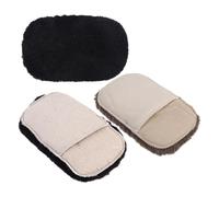 JOINPAYA 3pcs Plush Shoe Polishing Gloves Set for Leather Shoes and Boots Thickened Large Size Wipe Gloves for Care and Sneaker Cleaning Multi-Functional Boot Cleaning Kit Random Color
