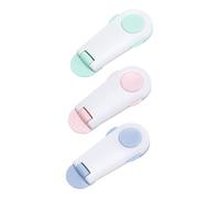 JOINPAYA 3pcs Safety Cabinet Locks for Childproofing Easy Install Adhesive Latch for Cabinets Refrigerators to Prevent Accidental Openings Random Style