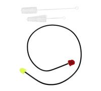 JOINPAYA 3pcs Saxophone Cleaning Tool Set Sturdy Metal and Nylon Brushes, Practical Long Reach Sound Hole Cleaning Brushes for Saxophone and Instrument Tube Maintenance in Music