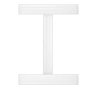 JOINPAYA 3pcs Silicone Domino Stand Mold, Domino Stand DIY Mould for Epoxy Casting, White Silicone, Smooth Surface, Burr-free, DIY Craft Use