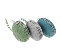 JOINPAYA 3pcs Silicone Pacifier Storage Case with Easy-Open Zipper Portable Organizer for Pacifiers and Teething Flexible Capacity Holder Bag for Travel and Home Use