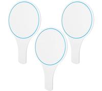 JOINPAYA 3Pcs Small Blue Circle Dry Erase Scoreboards 15X25Cm Writable Whiteboards for Classroom Voting and Game Score Keeping