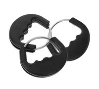 JOINPAYA 3pcs Small Dog Leash Rubber Handle Set, Non-Slip Pulling Rope Hand Grip for Puppy Traction, Comfortable Dog Walking Leash Handles for Pet Control