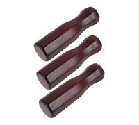 JOINPAYA 3pcs Solid Wood Table Soccer Handle Replacement Non-slip Octagon Foosball Grip Foosball Rod Handles for Indoor Table Football Games