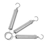 JOINPAYA 3pcs Spring Tension Scales Set Stainless Steel Sturdy Reliable Portable Weighing Machines to 5kg for Household Use and Grocery Shopping