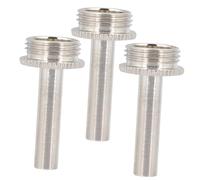 JOINPAYA 3pcs Stainless Steel Trumpet Piston Stems Wear-resistant Connecting Rods Compact Replacement Parts for Trumpet Models Portable and Easy to Install