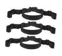 JOINPAYA 3pcs Universal High Chair Straps for Toddlers, 38mm Wide Black Highchair Harness Replacement Belts with Secure Waist Fixing for Infant Travel Seats