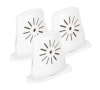 JOINPAYA 3pcs White Plastic Ukulele Humidifier Set for Soprano Acoustic Guitar Panel Moisture Control, Portable Sound Hole Humidifiers to Prevent Cracking and Maintain Tone