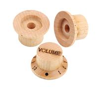 JOINPAYA 3pcs Wooden Electric Guitar Knob Speed Control Knobs for Volume and Tone Elegant Finish Easy to Install for Bass and Electric Guitars