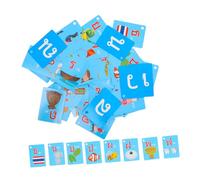 JOINPAYA 4 Boxes Thai Language Learning Flash Cards for 180pcs Early Education Vocabulary Teaching Materials Talking Flashcards for Preschool Study
