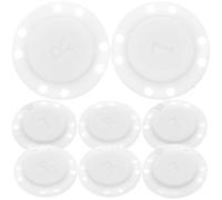 JOINPAYA 4 Pair Magnetic Button Snaps Plastic Magnet Sewing Fasteners for Making and Decorative Use White Sweater Windbreaker DIY Knitting Accessories