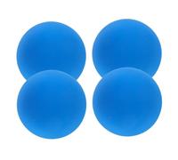 JOINPAYA 4 Pcs Lightweight Bouncy Balls for Reaction Training Hollow Rubber Balls for Hand Eye Coordination for Sports Squash Handball Catch Games Blue