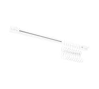 JOINPAYA 4 Sets Adhesive Removable Hooks Kitchen Utility Hook Sliding Rail Design Plastic S-Shaped Versatile Style Advanced Adhesive Technology Office Studies Storage Solution