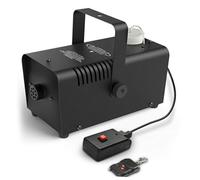 JOINPAYA 400w Remote Control Stage Smoke Machine, Professional Portable Fogger with Ac230v Uk Plug, Mini LED Rgb Light for Dj Disco Party and Photography Effects