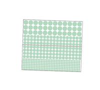 JOINPAYA 407pcs Glow Dark Dot Wall Stickers Removable Decals for Boy Girl Rooms Nursery Wall Decor Easy to Apply Reuse Smooth for Decoration