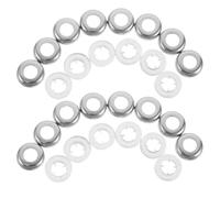 JOINPAYA 40pcs Drum Tension Screw Washers and O-rings Set for Tom Lug Washers and Drum Shell Metal and Plastic Material with Vibration Control and Quick Replacement for Snare and Repair
