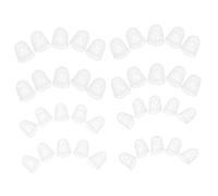 JOINPAYA 40pcs Guitar Fingertip Protectors Silicone Finger Sleeves for Guitar Players Finger Covers for Injury Protection