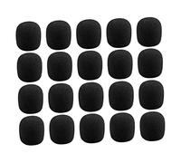 JOINPAYA 40pcs Microphone Sponge Covers for Headband Lapel Mic Windproof Sponge Mic Protectors for Gaming and Head