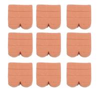 JOINPAYA 40pcs Mini Tiny Bricks for Landscaping 1:16 Miniature Bricks Model Small fake Wall block for Crafts Realistic Dollhouse Mini Garden Accessories Brown