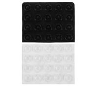 JOINPAYA 40pcs Snowboard Grip Mat Pad Anti Slip PVC Stomp Pad Universal Fit for Snowboard, Cold Resistant Winter Ski Accessory for Snowboarding Men Women