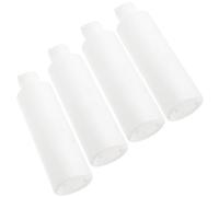 JOINPAYA 4pcs 250ml Holy Water Bottles with Gold Cross Portable Baptism Accessory Professional Exorcism Flask Household Catholic Holy Container for Religious Use