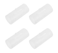 JOINPAYA 4pcs Anti-Slip Shower Bracket Plastic Sleeves with Leak Prevention, Universal Compatibility, Round Shape, White Colour Replacement Repair Parts for Bathroom Shower Pipe Insert
