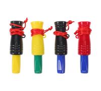 JOINPAYA 4pcs Bionic Duck Call Whistles for Bird and Pheasant Training Lightweight Plastic Game Calls with Easy Operation for Boating and Backpacking Outdoor Hunting Accessories