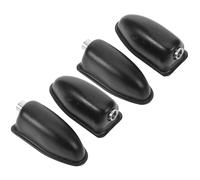 JOINPAYA 4pcs Black Metal Snare Drum Lugs Replacement Kit Drum Ear Claw Hooks Hardware Accessories for Marching Percussion