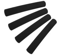 JOINPAYA 4pcs Black Sponge Pet Leash Handle Wrap Sleeves for Dog Leash with Comfortable Grip and Non-slip Design Protects and Extends Service Life for Walks and Outdoor Activities