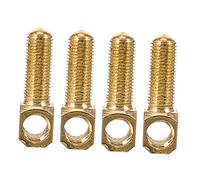 JOINPAYA 4Pcs Cello Bow Frog Screw Metal High Strength Simple to Use 0.59X0.28X0.20In Professional Cello Accessories Musical Instrument Repair Kit