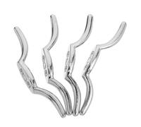 JOINPAYA 4pcs Cord Cleat Rope Cleat Hook Zinc Alloy Silver Elegant Spacesaving Design Resistant to Bending Or Breaking Neat Cord Management for Home Decor