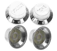 JOINPAYA 4pcs Electric Guitar Knob Caps Professional Tone Volume Control Knobs for Electric Guitars and Basses Easy Installation