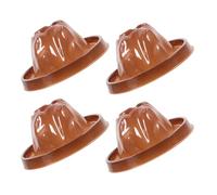 JOINPAYA 4pcs Erupting Volcano Model Kit Realistic Volcano Science Props for Diy Experiments into Geological Processes Reusable Learning Tool for Schools and Family Engagement