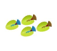 JOINPAYA 4pcs Green Faucet Extender for Bathroom Faucet TPE and Plastic Material Helping Toddlers Develop Good Habits Random Color