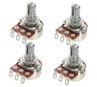 JOINPAYA 4pcs Guitar Potentiometer A500k/b500k Volume Control Pot for Guitar Repair