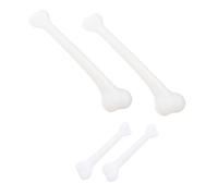 JOINPAYA 4pcs Halloween Bone Props Simulated Human Skeleton Bones Plastic Model for Halloween Scene Decoration Haunted House Prank Props
