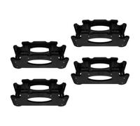 JOINPAYA 4pcs Heavy Duty Dumbbell Rack with Detachable Design and Separate Storage Slots, Scratchproof Pp Material Weight Storage Organizer Stand for Dumbbells and Kettlebells, for Bedroom