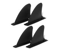 JOINPAYA 4pcs Inflatable Kayak Stern Paddleboard Surfing Fins Paddle Board Replacement Fins Kayak Rudder Inflatable Paddle Board Water Stabilizer Black Pvc