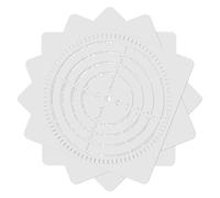 JOINPAYA 4Pcs Mandala Dot Stencils Set for DIY Painting, Reusable 13Cm Hollow Wall Art Templates with 4/8/12/16 Divisions, Compact Decorative Mandala Dot Templates for Home and Craft Use