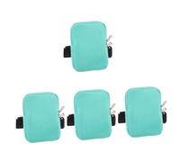 JOINPAYA 4pcs Multi Use Canvas Tumbler Bag with Strap Portable Water Bottle Pouch for Outdoor Activities Fits Various Durable and Easy to Clean Storage for Keys and Phones