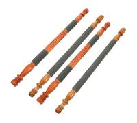JOINPAYA 4pcs Natural Bird Perch Stand with Rough Paw Grinding Surface Chew for Small Birds Compatible with Thrushes Cockatiels Lorikeets Conures and Parakeets Ergonomic Cage Accessory