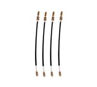 JOINPAYA 4pcs Nylon End Rope Violin Tailcord Tailgut Accessories Replacement Parts Easy to Use Violin Essentials for Musicians Black
