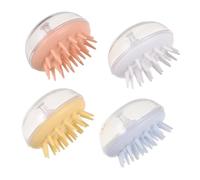 JOINPAYA 4pcs Pet Bathing Comb for Long Haired Dogs Cats Massaging Scrubbing Tool Pet Shampoo Bath Comb for Grooming at Home