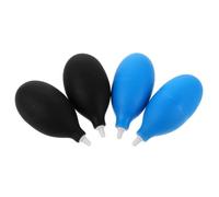 JOINPAYA 4pcs Portable Air Duster with Silicone and Plastic Nozzle, Compact and Targeted Airflow Blower Bulb for Keyboard and Computer Dust Cleaning, for Office the Go Use