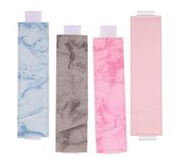 JOINPAYA 4pcs Pu Single-Layer Pen Bags Nurse Pen Organizer Pocket Protectors Small Doctors Pencil Holders for Medical Staff Pocket Insert Cases Random Color