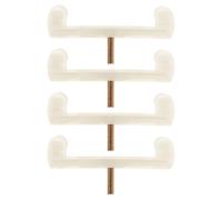 JOINPAYA 4pcs Replacement Shoulder Rest Feet for Violin Non-slip Cushion Pads for Musical Instruments Violin Playing Accessories