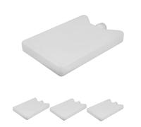 JOINPAYA 4pcs Reusable Ice Packs for Lunch Boxes and Medicine Hdpe Ice Blocks with Refreezable Gel Rapid Cooling Cooler Accessories for Car and Camp Use